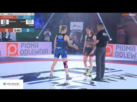 #1 Kuros Paulina LOTTO ZAPASY vs Sikora Weronika WZS WKS GRUNWALD