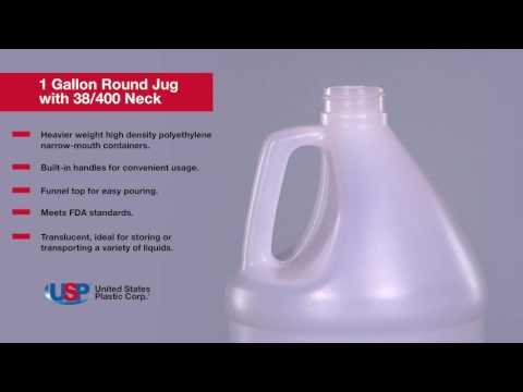 1 Gallon Plastic Jug with Cap