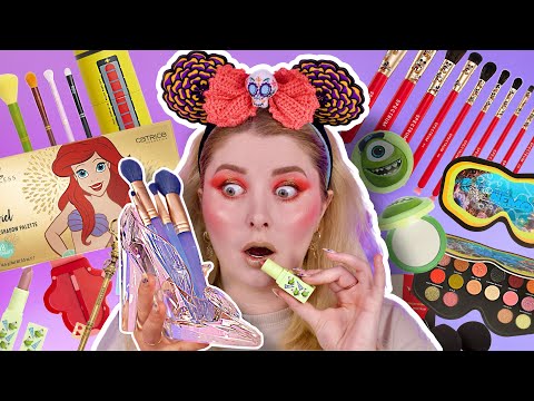Ich schminke mich nur mit DISNEY MAKE-UP! 🏰 Nemo, Arielle & mehr 🤫
