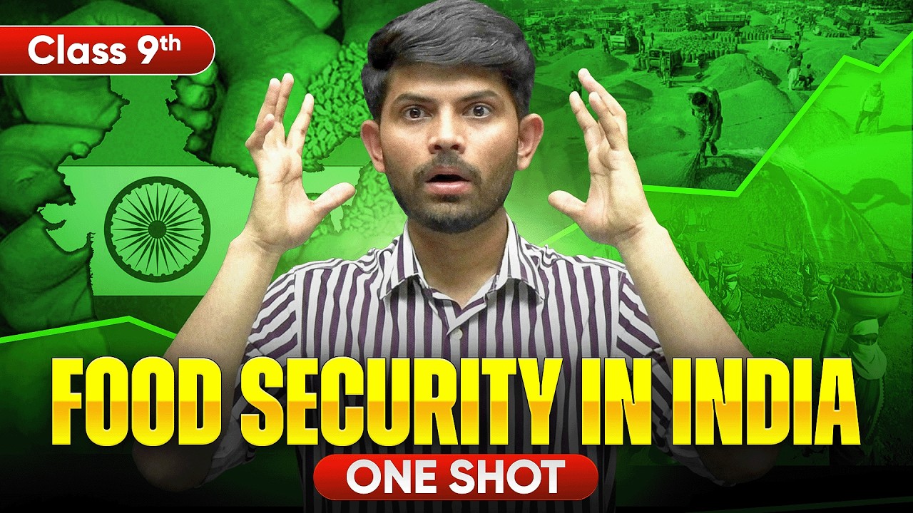 Food Security In India | New One Shot| Class 9 Economics 2024-25