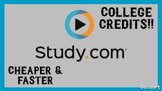Earn College Credits from Study.Com... Get 25% first month with my link in Description!