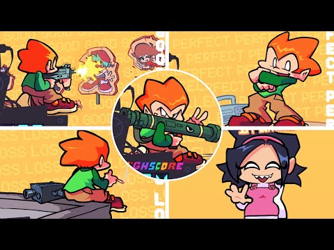 Friday Night Funkin' Playable Pico Update - All Pico Results Screens, Freeplay Ranks & Death Screens