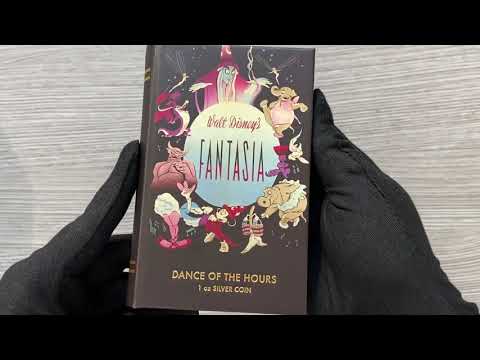 2020 Dance of the Hours Disney's Fantasia Coin Unboxing