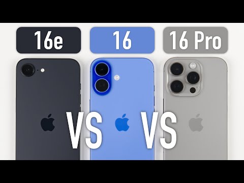 iPhone 16e vs iPhone 16 vs iPhone 16 Pro - Comparison | Make the right choice!