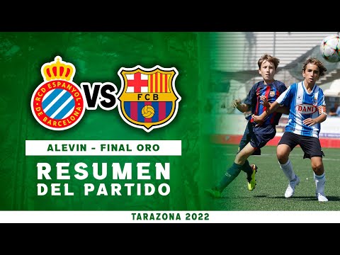 RESTV / R.C.D. Espanyol 2 - F.C. Barcelona 1 / ALEVÍN / FINAL ORO