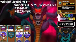 【星ドラ】大魔王級 真・破壊神シドー 猪狩守のグローブ ガーディアンメイル下 棒立ち枠あり 初心者OK