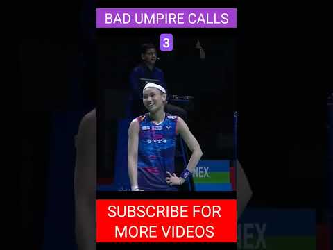 Bad Umpire Call 3 in Badminton