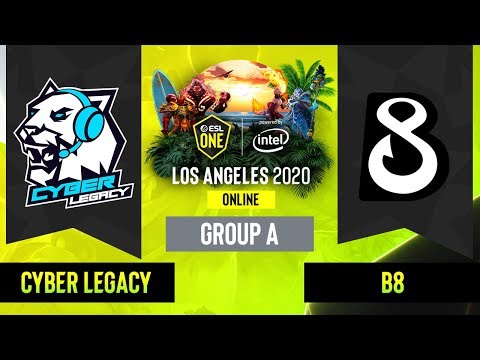 Dota2 - Cyber Legacy vs. B8 - Game 2 - Group A - EU/CIS - ESL One Los Angeles