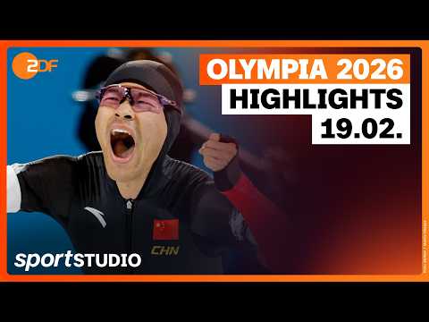 Olympia Highlights Donnerstag 19.02. | Mailand Cortina 2026 | sportstudio