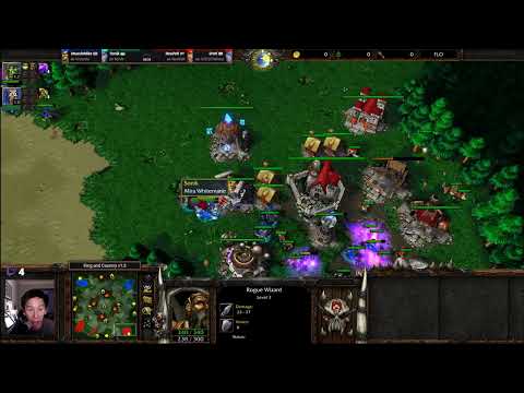 MuscleMike (ORC) Sonik (NE) vs D4rK (NE) ReaVeR (HU) - WarCraft 3 - 2v2 Mayhem -  WC3791