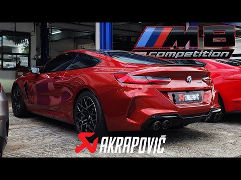 AKRAPOVIC BMW M8 COMPETITION | OPF DELETE STAGE 2 LOUD M8 | BEST EXHAUST FOR F91 F92 F93 M8