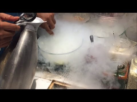 First time in India Liquid nitrogen based - Ice Cream - Flavor : PAN