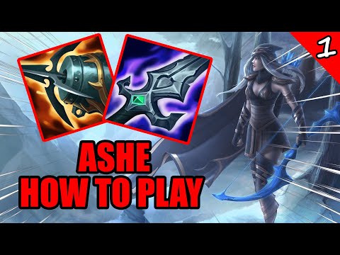 HOW TO PLAY ASHE BOT LANE! Best Rune Build ASHE Season 11 - League Of Legends