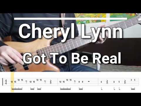 Cheryl Lynn - Got To Be Real (Bass Cover) TABS