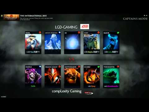 TI5 Group Stage - Day 1 - LGD vs compLexity