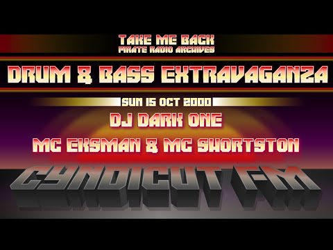 Eksman B2B Shortston (New Breed Cru) with DJ Dark One | Drum & Bass 2000 | Cyndicut FM | 15 Oct 2000