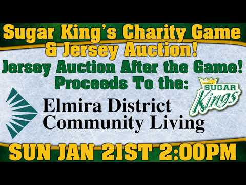 Elmira Sugar Kings vs the Listowel Cyclones Charity Game & Jersey Auction