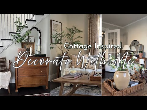 Cottage Inspired Winter Decorate With Me 2026 | Cozy Living Room & Entryway Refresh