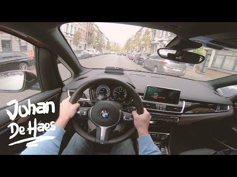 BMW 218i Active Tourer 140 hp POV Test Drive