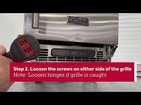 How to Clean a U-Line Joetap Dispenser Condenser Coil