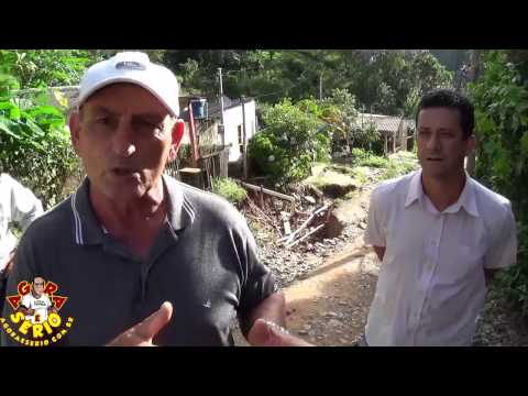 Prefeito Ayres Scorsatto e Vereadores Chiquinho e Marciano na Rua Justino Mendes de Oliveira Favela do Justinos