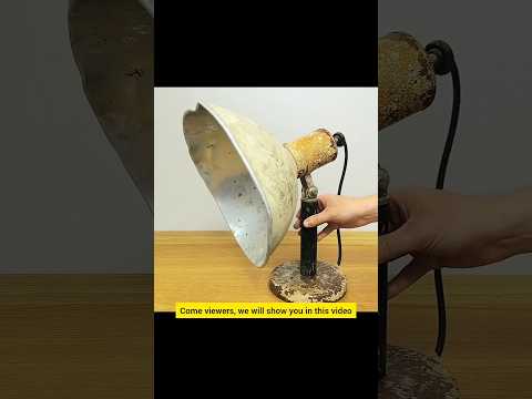 In this video I'm restoring a very stylish German desk lamp from the 1930's#shortvideo #viralvideo