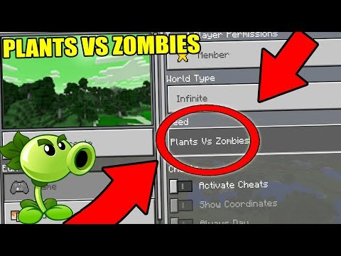 NEVER Play Minecraft The PLANTS VS ZOMBIES WORLD! (Haunted "PVZ" Seed)
