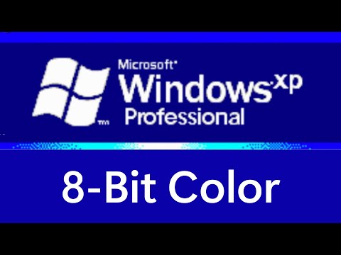 Windows XP with only 8-bit Color!
