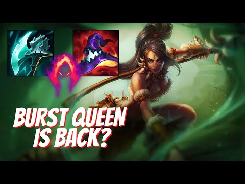 ONE SHOT NIDALEE BUILD! OP BURST SEASON 12 League of Legends