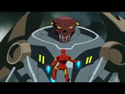 Avengers vs. Hydra sentinels