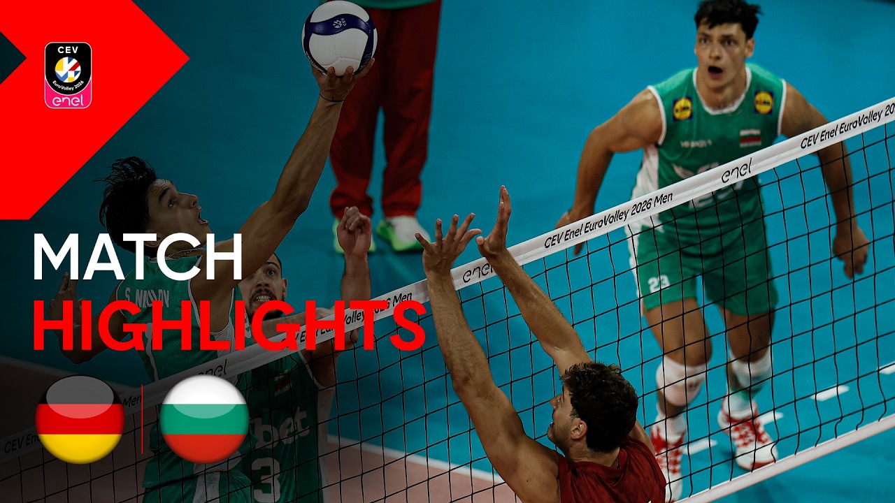 Highlights | Germany vs. Bulgaria | CEV Enel EuroVolley 2026 Men