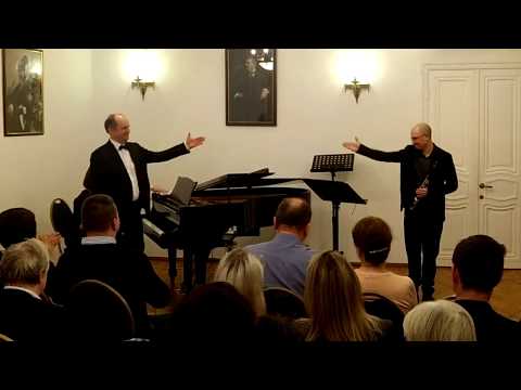 Sergey Lunev. Concert piece for clarinet and piano