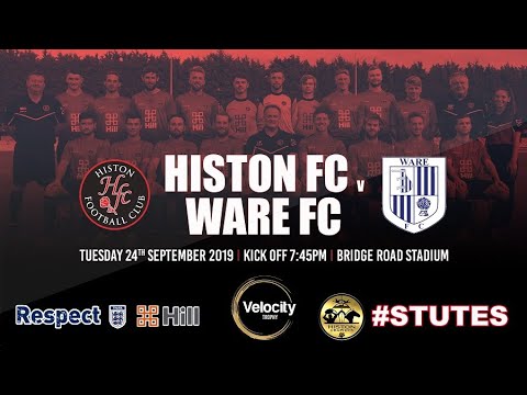 Histon 2 Ware 2 (Velocity Trophy 24th September 2019)