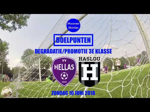 Doelpunten VV Hellas-SV Haslou 10-06-2018