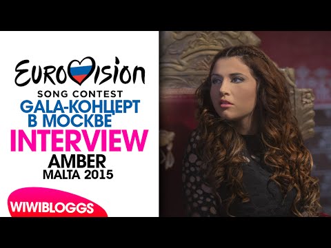 Interview: Amber (Malta 2015) GALA-КОНЦЕРТ В МОСКВЕ 2015 | wiwibloggs