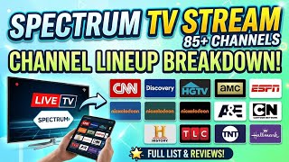 Spectrum TV Packages 2026 | TV Stream Package Channel List