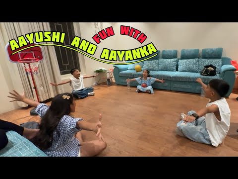 Fun with Aayushi & Aayanka 😊