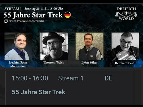 55 Jahre Star Trek - Mitschnitt des Panels auf der DreieichCon World 2021