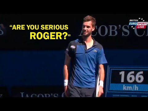 When Even Federer´s Opponent Cant Believe his Shots! (Crazy Performance)