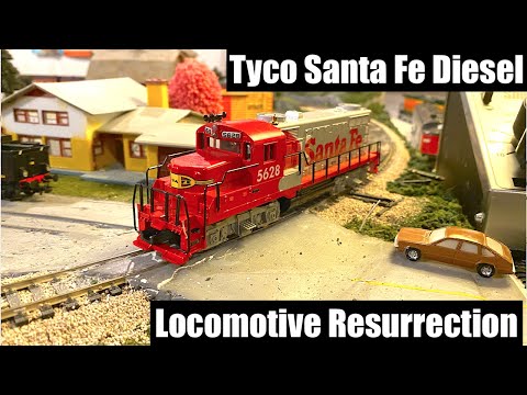 Vintage Tyco Santa Fe Diesel Resurrection