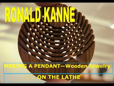MAKING A PENDANT - WOODEN JEWELERY