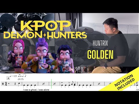 K-Pop Demon Hunters OST| Huntrix| Golden| Drum Cover| Raymond Goh