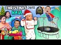 CHRISTMAS HAUL 2015 w  SNOW!!! Surprises!! FV Family X-Mas Holiday Vlog