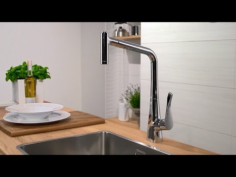 Köksblandare Hansgrohe Metris med Utdragbar Pip Stål