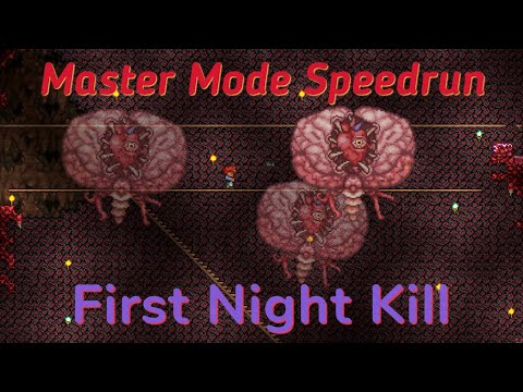 Terraria 1.4 - Master Brain of Cthulhu Speedrun in 18:36 RSG WR