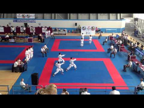 11th european karate championship for regions cadet/junior kata male: Italy vs Turkey
