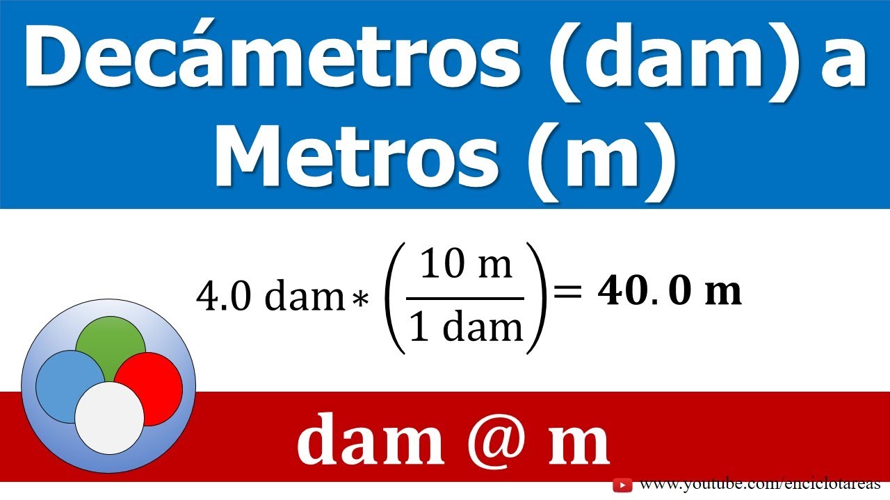 DECÁMETROS A METROS (dam a m)