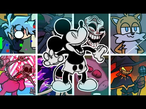 UNKNOWN SUFFERING but Every Turn a Different Character Sings🎙 (FNF Unknown Suffering V2 BETADCIU)