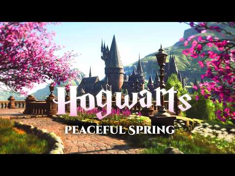 Hogwarts Magical Spring Blossom - Music & Ambience for Relaxation