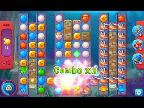 Fishdom HARD level 4461